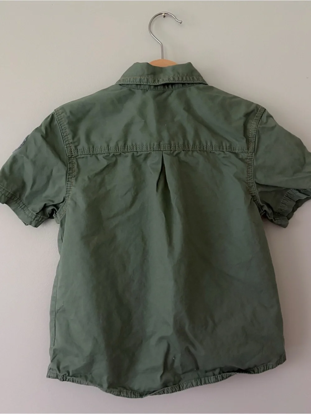 OshKosh B'gosh Green Short-Sleeve Button Down Shirt